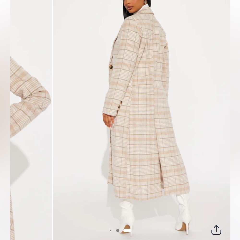 Plaid Long Coat
